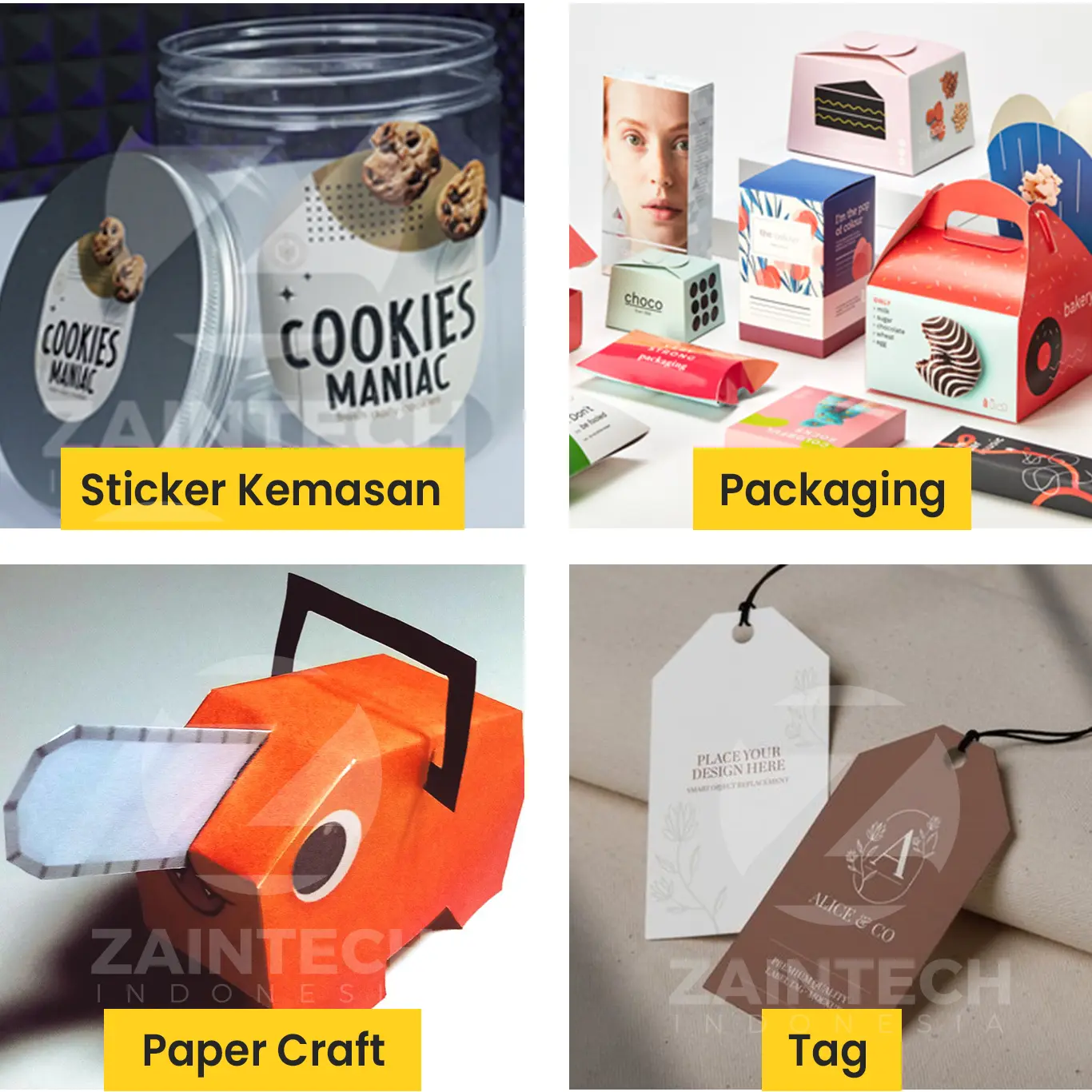 Hasil Mesin Cutting Sticker HANA Flatbed A3+